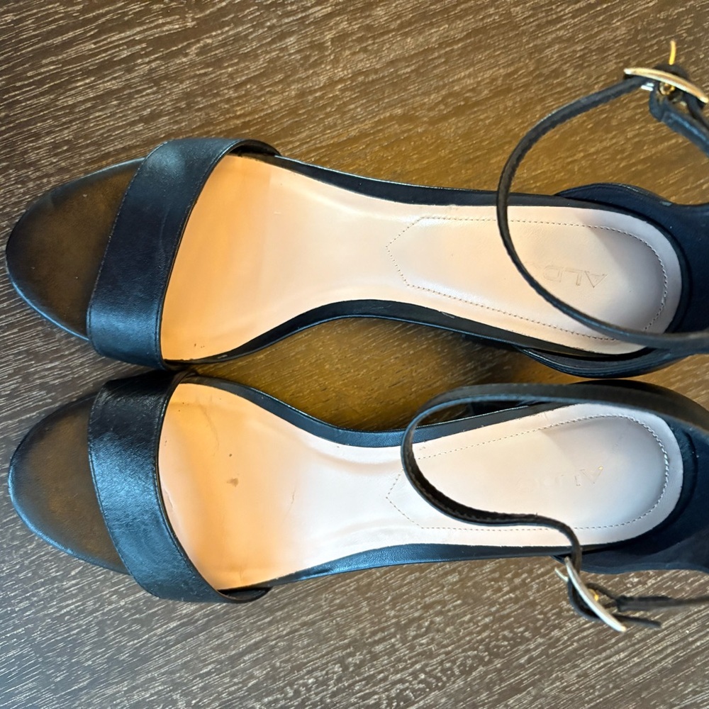 Aldo Black Villarosa Heels